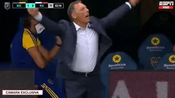 Video: así reaccionó Russo al gol de penal de Villa