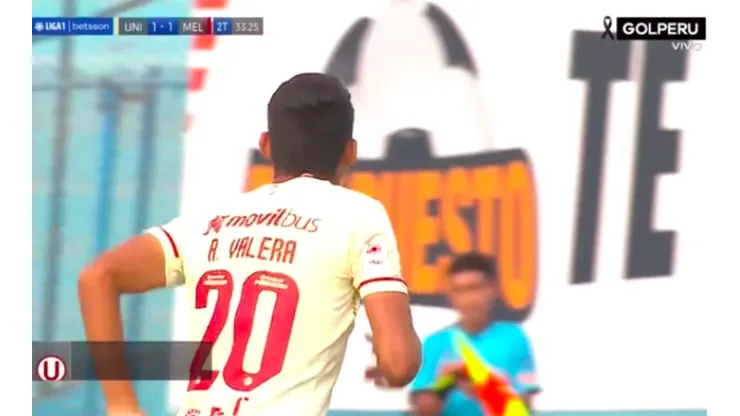 Alex Valera jugó menos de 15 minutos contra Melgar de Arequipa.