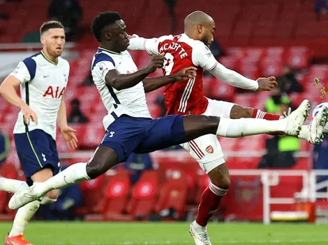 Así fue el penal que cometió Dávinson Sánchez en el Arsenal vs. Tottenham