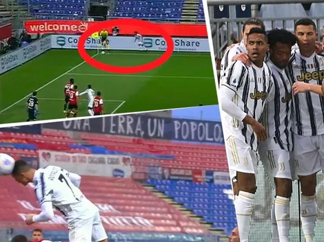 Se juntaron los panitas: asistencia de Cuadrado para un nuevo golazo de CR7