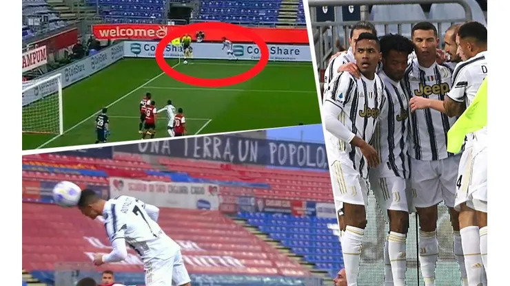 Así fue la nueva asistencia de Juan Guillermo Cuadrado con la Juventus en la Serie A para el gol de Cristiano Ronaldo.
