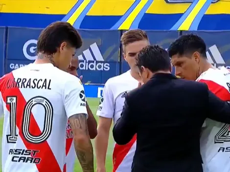 Video: la reacción de Gallardo cuando vio cómo estaba parado Boca