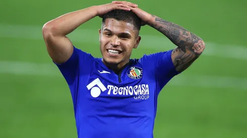 Juan Camilo Hernández será baja con el Getafe el resto de la temporada 20/21.