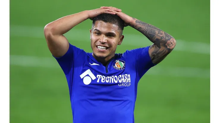 Juan Camilo Hernández será baja con el Getafe el resto de la temporada 20/21.