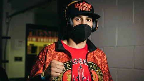 Benavidez se cruzó con Caleb Plant a horas de su pelea.