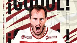 Novick anota el primer gol crema de la temporada 2021.