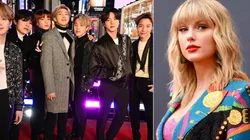 BTS y Taylor Swift se presentarán en los Grammy 2021 que se realizará en la noche del 14 de marzo (Fuente: Getty).
