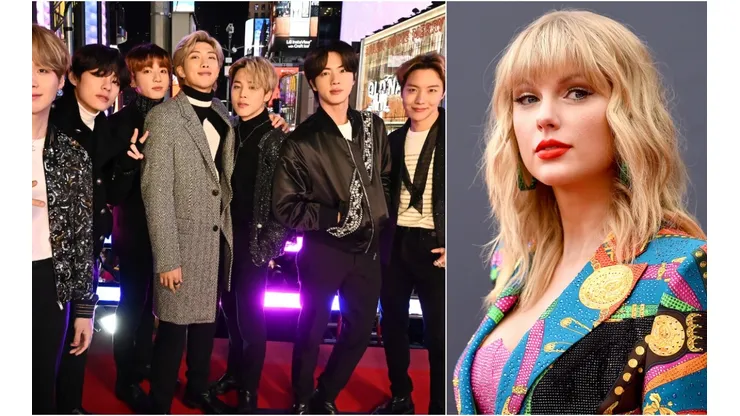 BTS y Taylor Swift se presentarán en los Grammy 2021 que se realizará en la noche del 14 de marzo (Fuente: Getty).