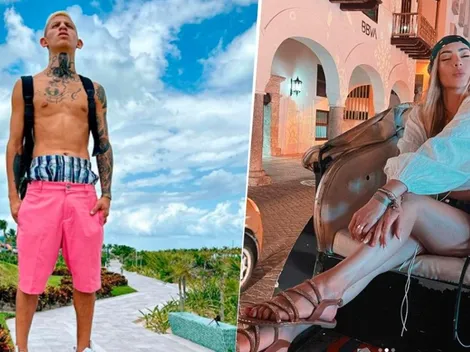 Lo volvieron hacer: curiosa foto de Dani Duke mordiéndole la cola a La Liendra