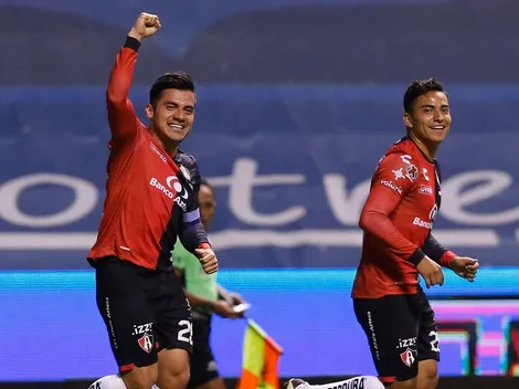 Atlas vence a Puebla gracias a un golazo de Aldo Rocha