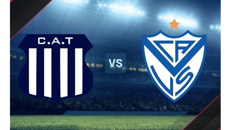 Talleres vs. Vélez por la Copa de la Liga Profesional.