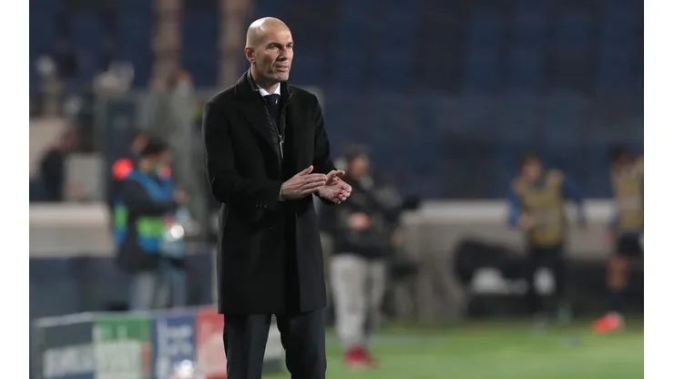 Zinedine Zidane, entrenador de Real Madrid.