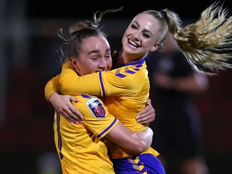 Alisha Lehmann festejó su primer gol con el Everton femenino