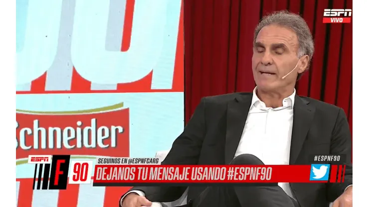 Oscar Ruggeri no dudó demasiado.