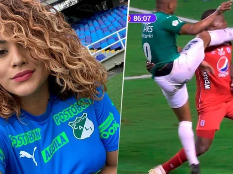 Polémico trino de la hincha del Cali sobre el patadón a Marlon Torres