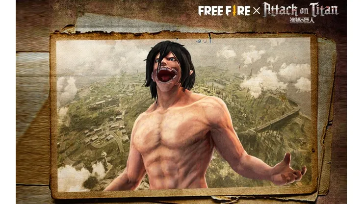 Como conseguir la nueva skin de Attack on Titans en Free Fire