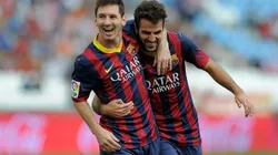 Lionel Messi y Cesc Fábregas