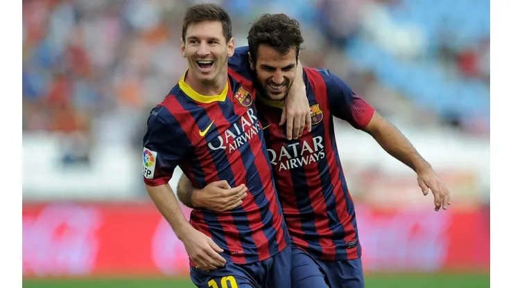 Lionel Messi y Cesc Fábregas