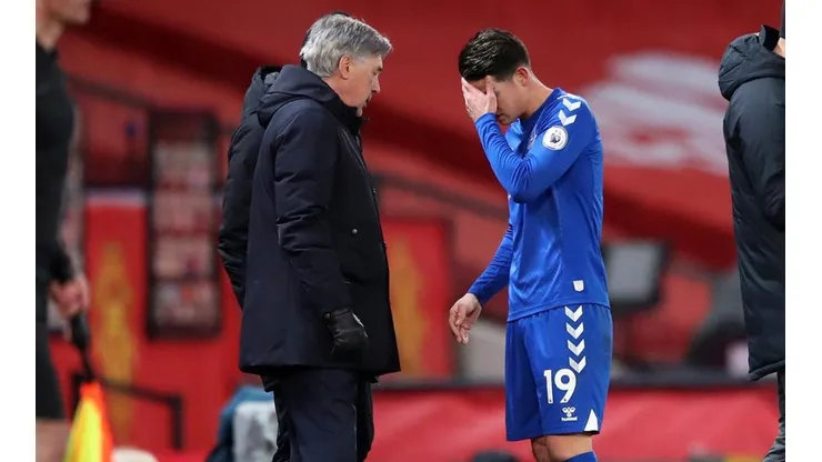 Ancelotti confirmó cuándo volverá a jugar James Rodríguez