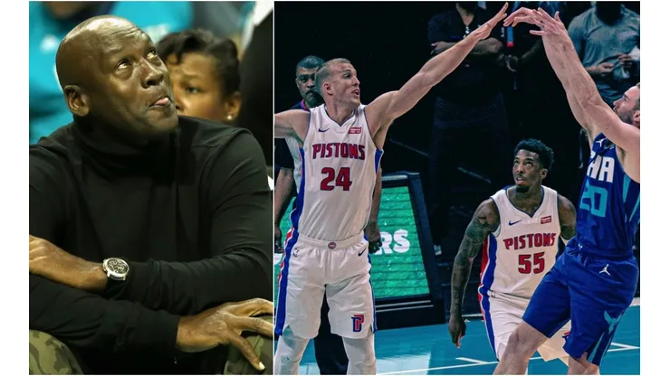 Michael Jordan, Mason Plumlee y Gordon Hayward