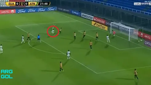 ¿Autogol o gol de Jarlan? Nacional se pone en ventaja contra Guaraní