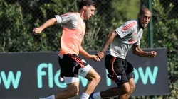 El XI que paró Gallardo en la práctica de River antes del Superclásico con Boca