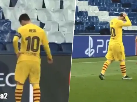 Lo que la TV no mostró: la reacción de Messi después de errar el penal