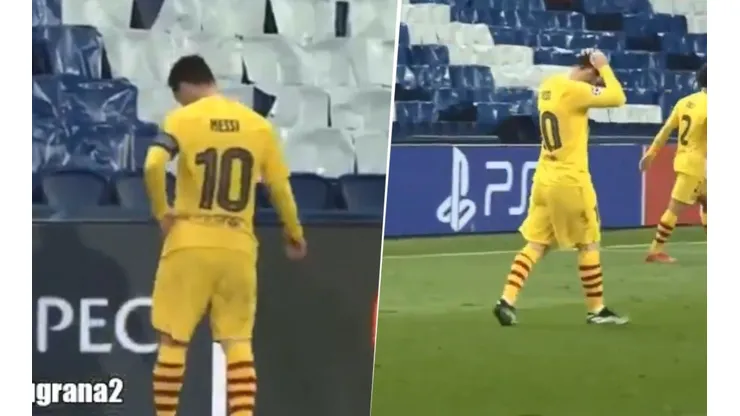 Lo que la TV no mostró: la reacción de Messi después de errar el penal