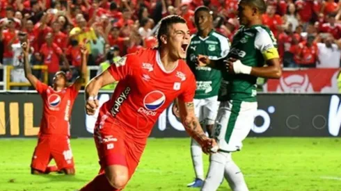 El recuerdo de la celebración de Rangel a los suplentes del Cali que calienta el clásico