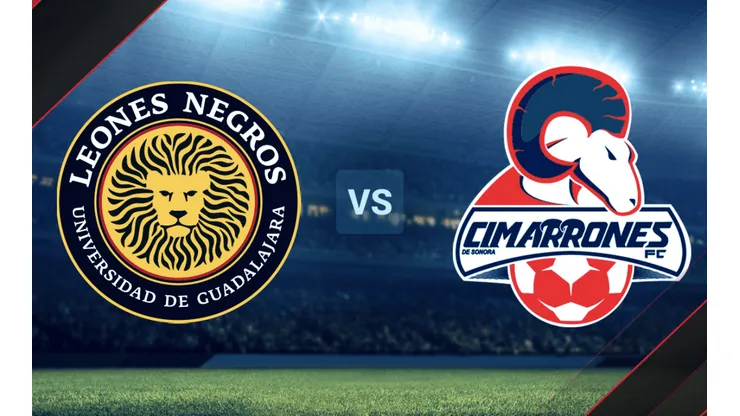 Leones Negros vs. Cimarrones de Sonora por la Liga de Expansión MX.