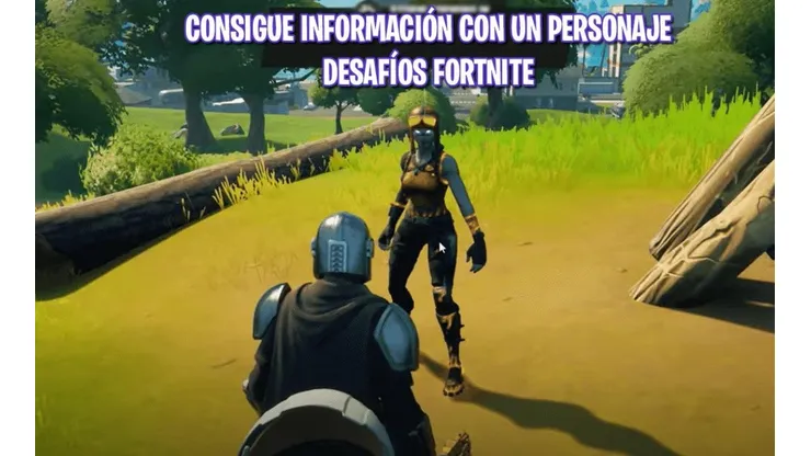 Cómo conseguir información con un personaje en Fortnite - Desafíos Semanales