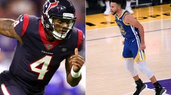 Deshaun Watson y Stephen Curry