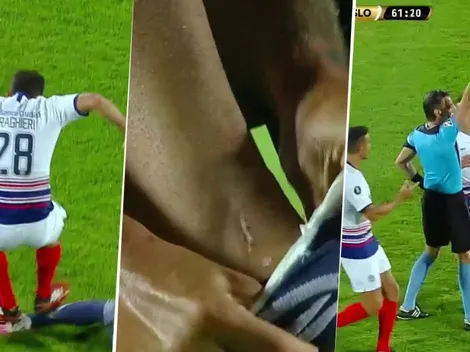 Lo amonestó, vio el tobillo del rival y lo echó: la insólita roja de Braghieri con San Lorenzo