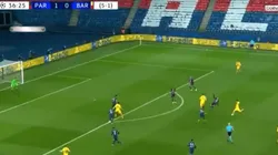 Foto de Lionel Messi y su golazo ante Paris Saint Germain.