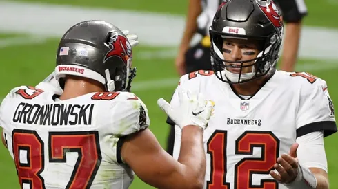 Rob Gronkowski y Tom Brady