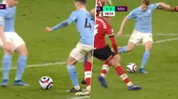 Ah no, el golazo que hizo De Bruyne: caño de primera y definición perfecta