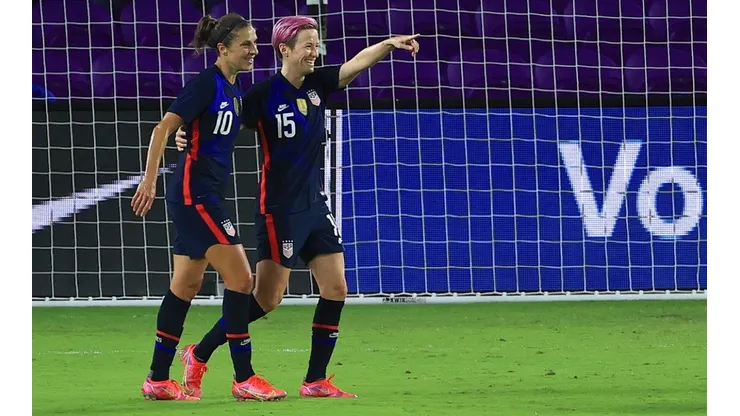 Carli Lloyd y Megan Rapinoe