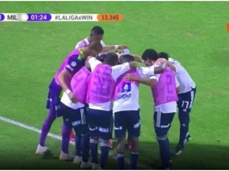 No nos dejo ni acomodar: golazo tempranero de Fernando Uribe