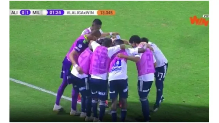 No nos dejo ni acomodar: golazo tempranero de Fernando Uribe