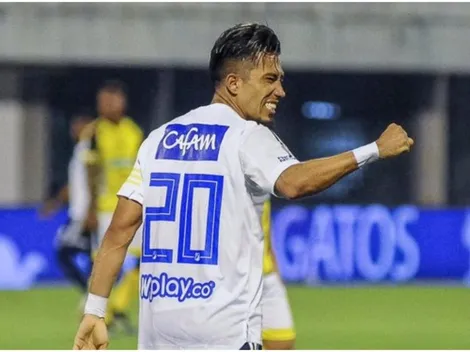 'Sombrerito' y volea: espectacular golazo de Fernando Uribe a Alianza Petrolera