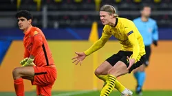 La explicación de Haaland al cruce con Bono después de Dortmund-Sevilla