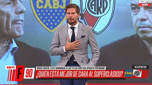 Sebastián Vignolo en la apertura de su programa.