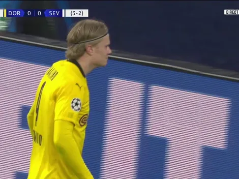 Video: Sevilla era más que Borussia Dortmund hasta que apareció Haaland