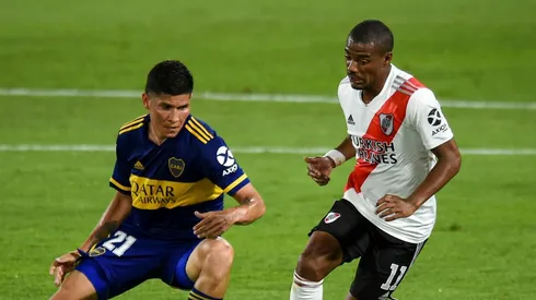 Jorman Campuzano y Nicolás De La Cruz, posibles protagonistas del Superclásico que se viene (Foto: Getty Images).