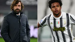 Andrea Pirlo y Weston McKennie (Foto: Getty)