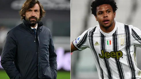 Andrea Pirlo y Weston McKennie (Foto: Getty)