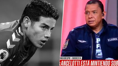 Así fueron las fuertes críticas que lanzó Iván René Valenciano a Everton, Carlo Ancelotti y James Rodríguez.