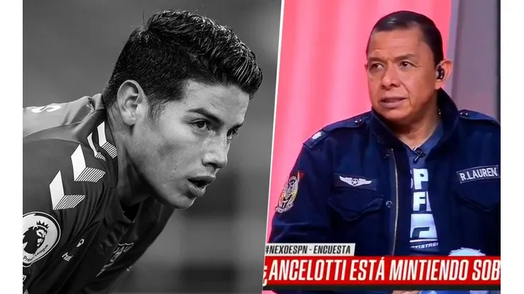Así fueron las fuertes críticas que lanzó Iván René Valenciano a Everton, Carlo Ancelotti y James Rodríguez.