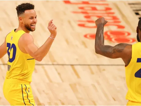 Así jugarían juntos LeBron James y Stephen Curry ¡Se rompería la NBA!