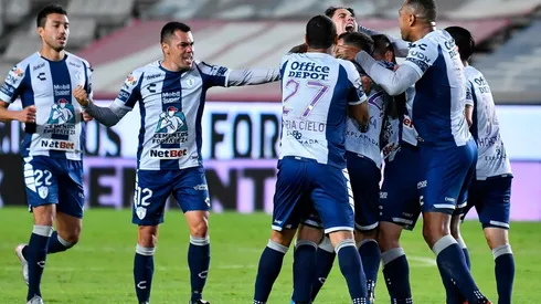 Pachuca celebra su triunfo ante Tijuana.